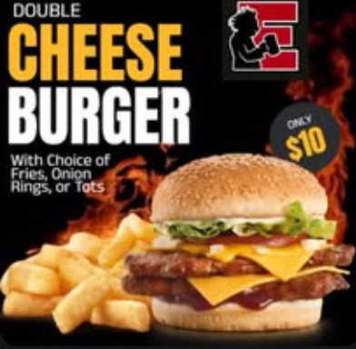 Double Cheeseburger Basket